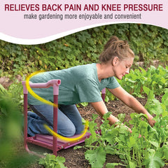 Colwelt Garden Kneeler Stool in use as a kneeler in a garden