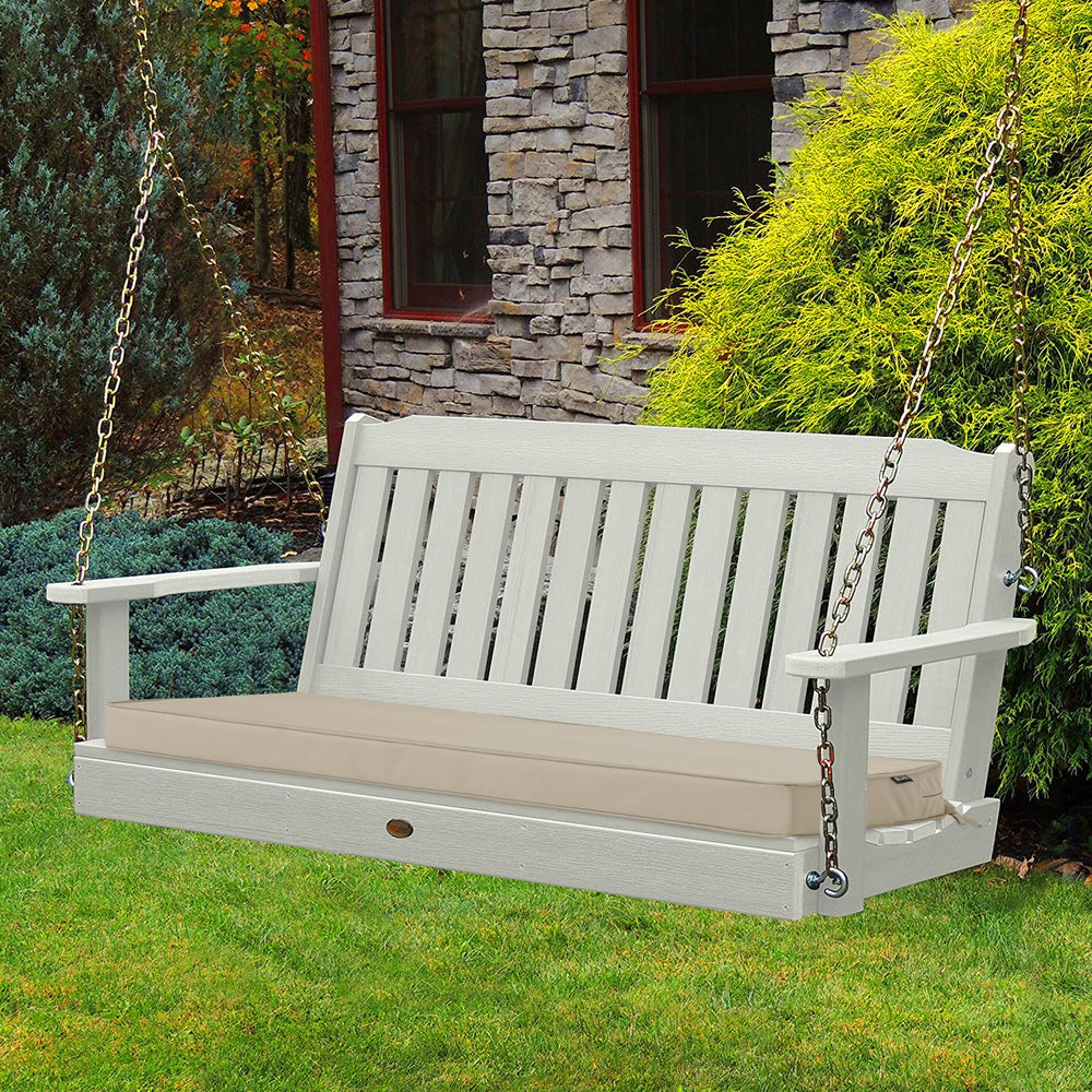 Comcaver Outdoor Bench Cushion Cream packed in box