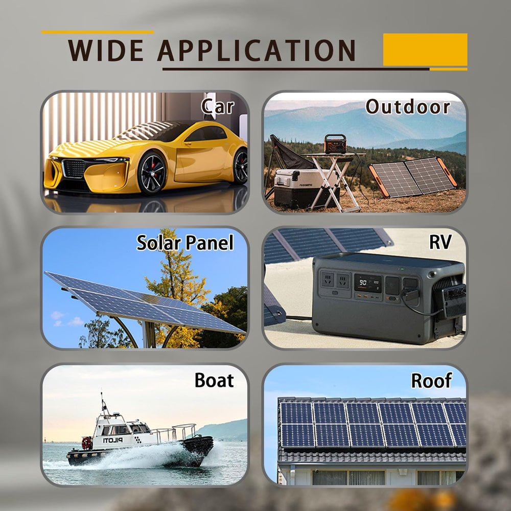 COMeap Solar Panel Cable with EcoFlow power station