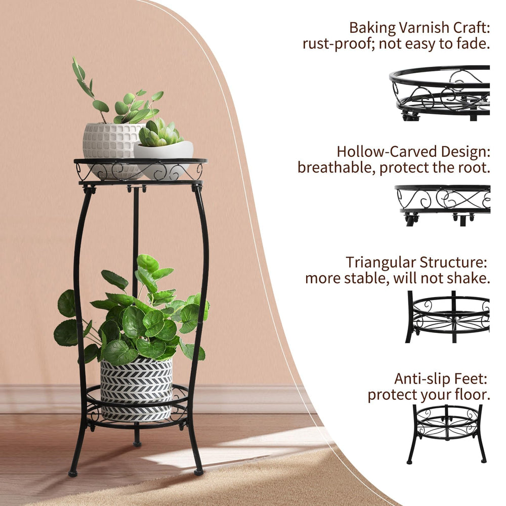 Cometofit Plant Stand with decorative plants in a modern home