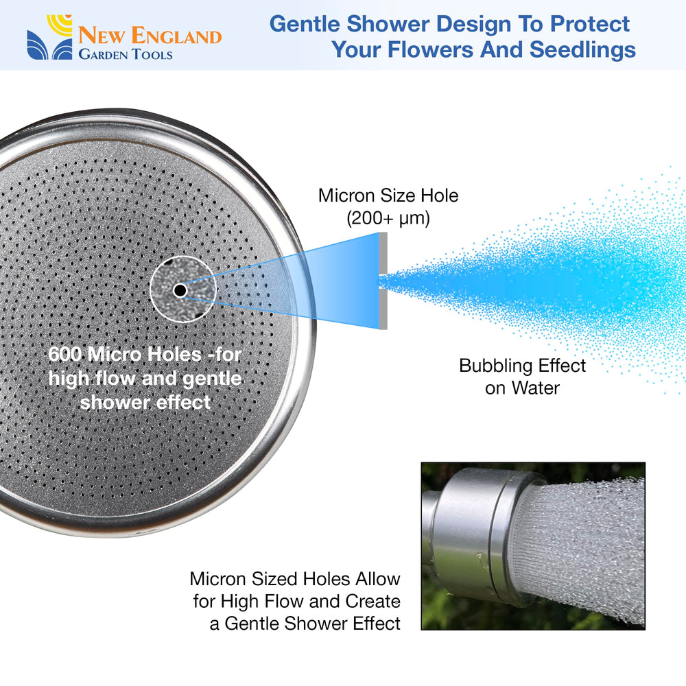 Comfort grip handle of the 30 Inch Soft Rain Watering Wand