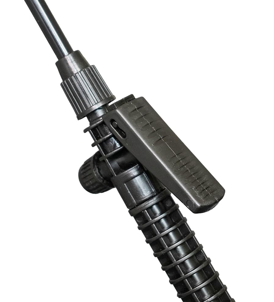 Comfort grip handle of the Field King sprayer with lock-on feature