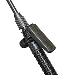 Comfort grip handle of the Field King sprayer with lock-on feature