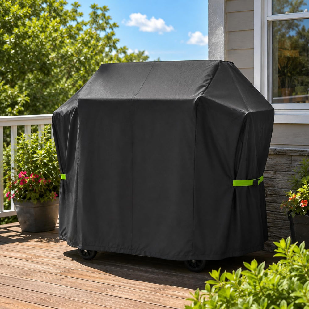 COMFY LIME BBQ Cover with Velcro straps