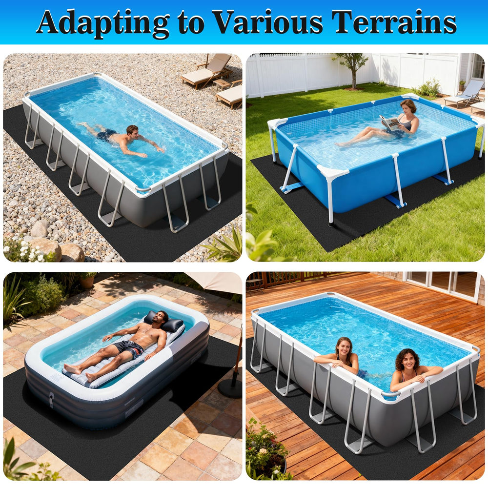 ComfyKit Pool Liner Pad packaging with specifications