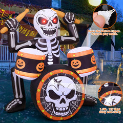 COMIN Inflatable Skeleton with music, front view