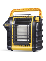 Commercial HEAT Portable Propane Heater front view in yellow