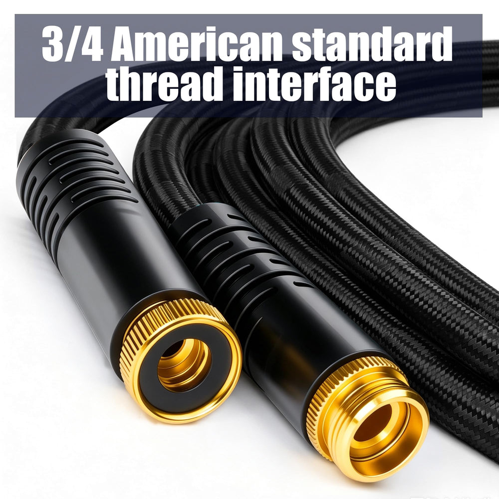 Compact coiled storage of VERDOW 5FT garden hose