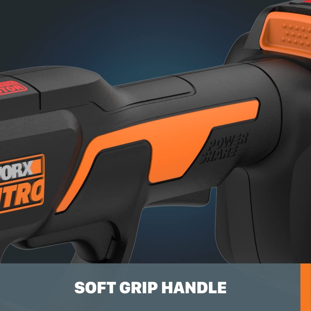 Compact size of WORX 20V pruning shear