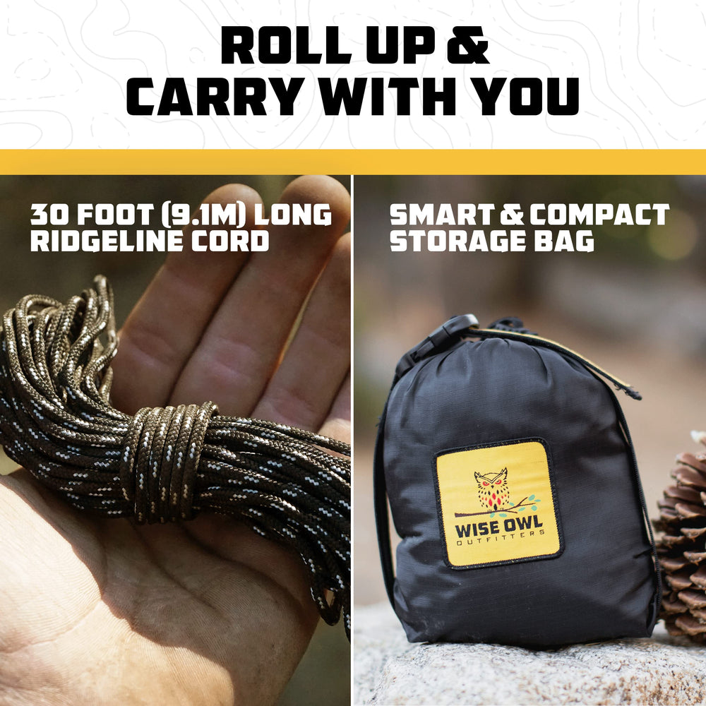 Compact storage bag for Wise Owl Hammock Bug Net