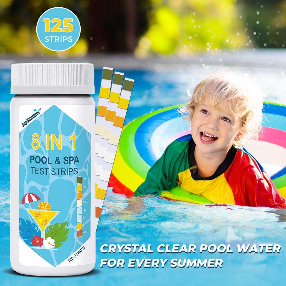 Comparison of SaySummer Salt-Water Pool Test Strips