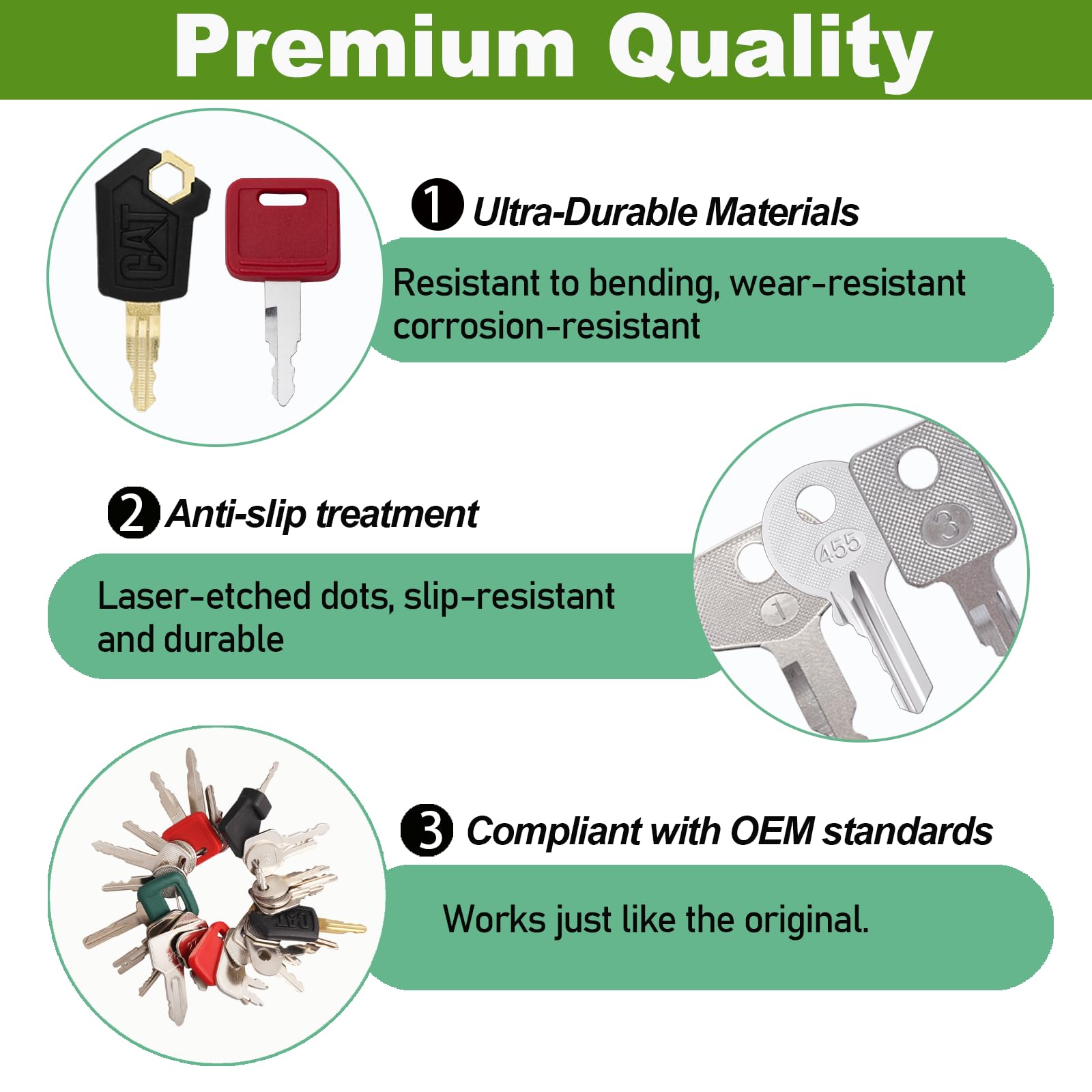 Compatibility guide for WAH YUE HING Heavy Equipment Keys