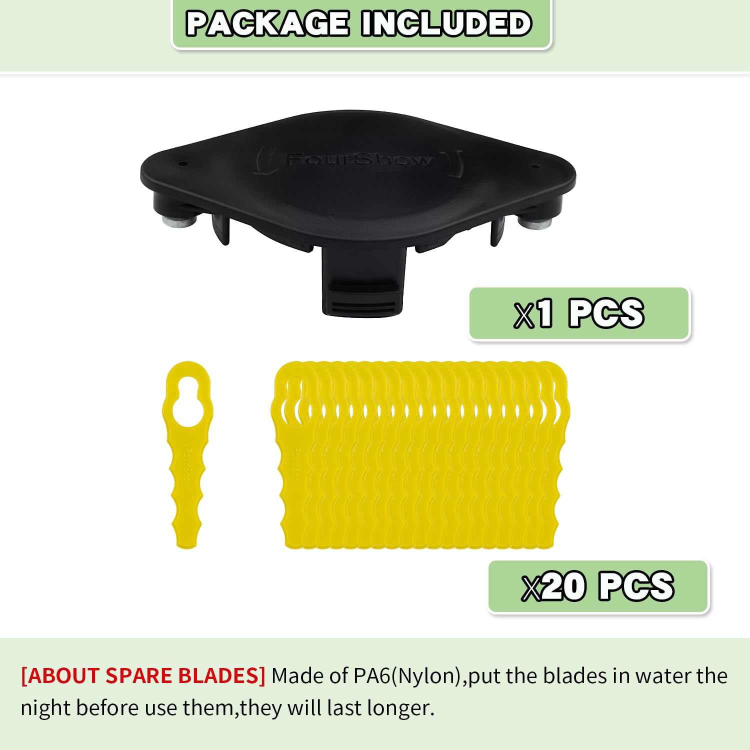 Compatibility overview for FourShow Bladed Trimmer Head