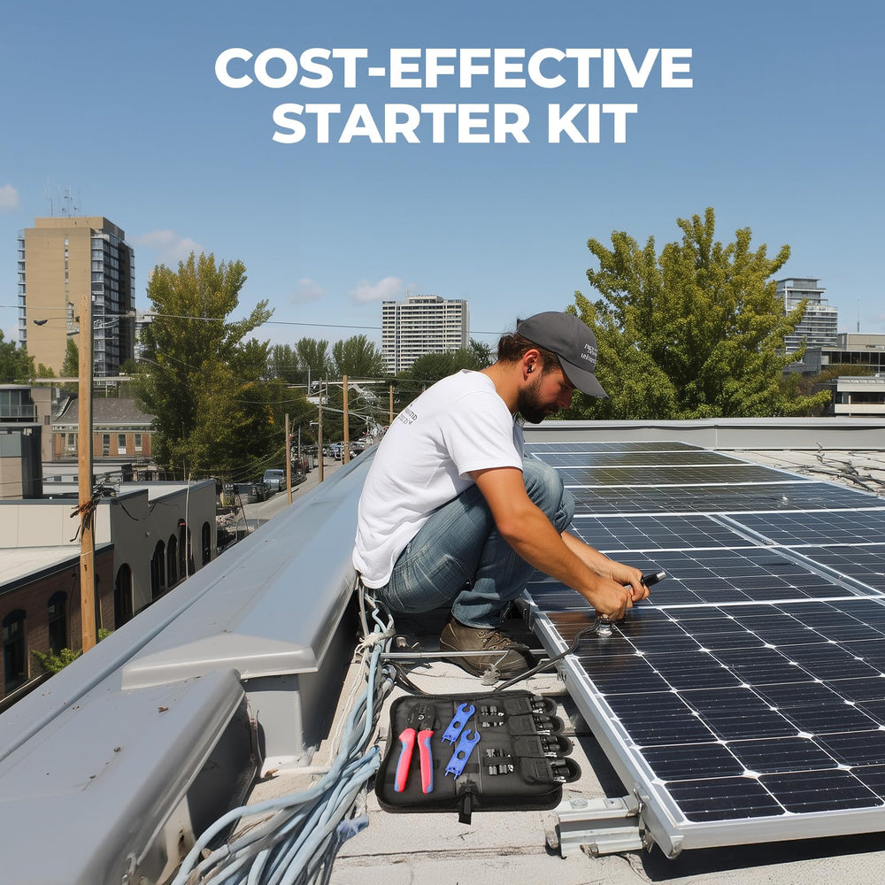 Complete BougeRV Solar Crimper Tool Kit packaging