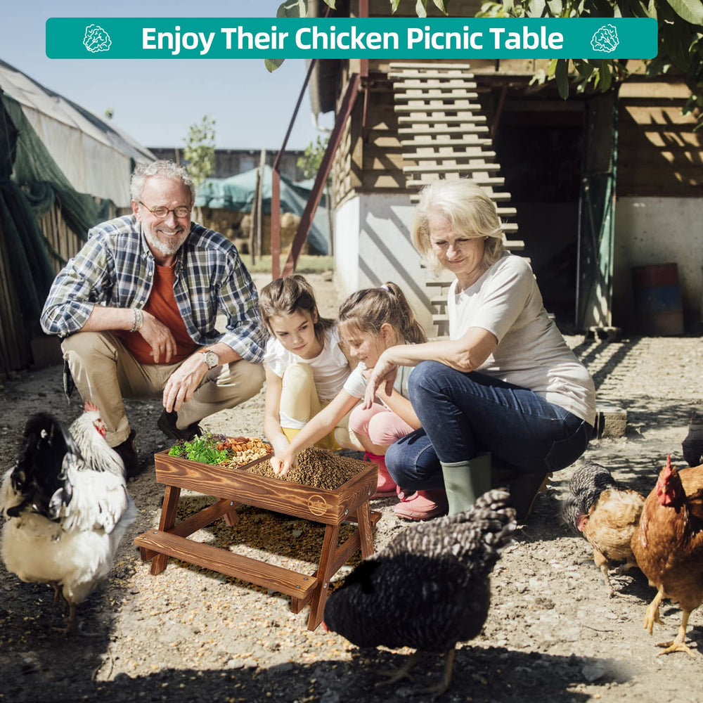 Complete DIY chicken feeder kit components