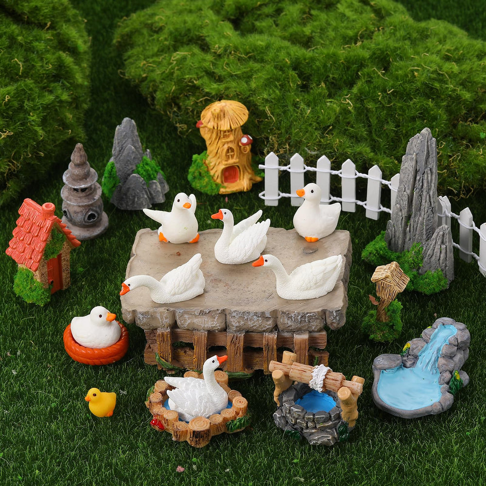 Complete fairy garden scene with GGSTDDUP accessories