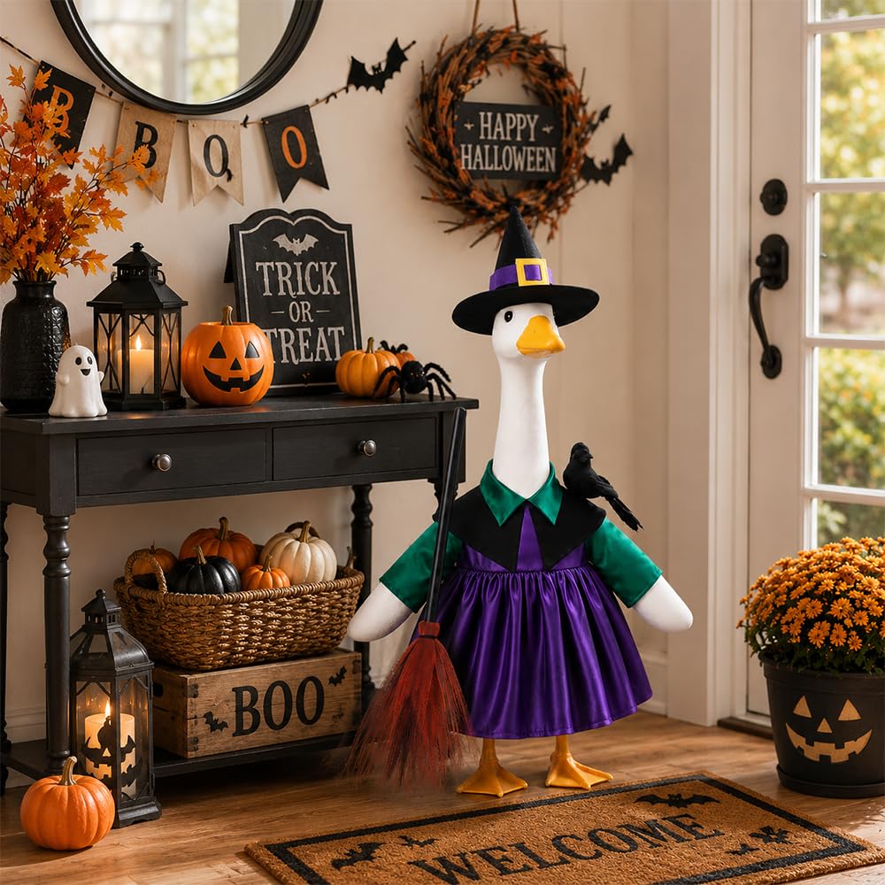 Complete Halloween goose outfit set displayed