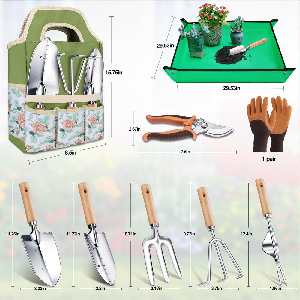 Complete Kynup Garden Tools Set displayed outdoors