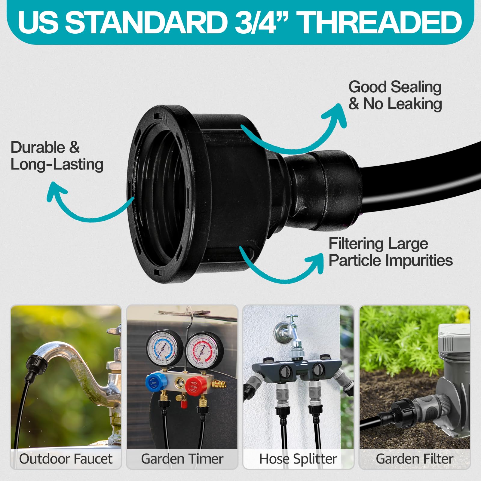 Complete OnBrand 100FT Misting System packaging with accessories