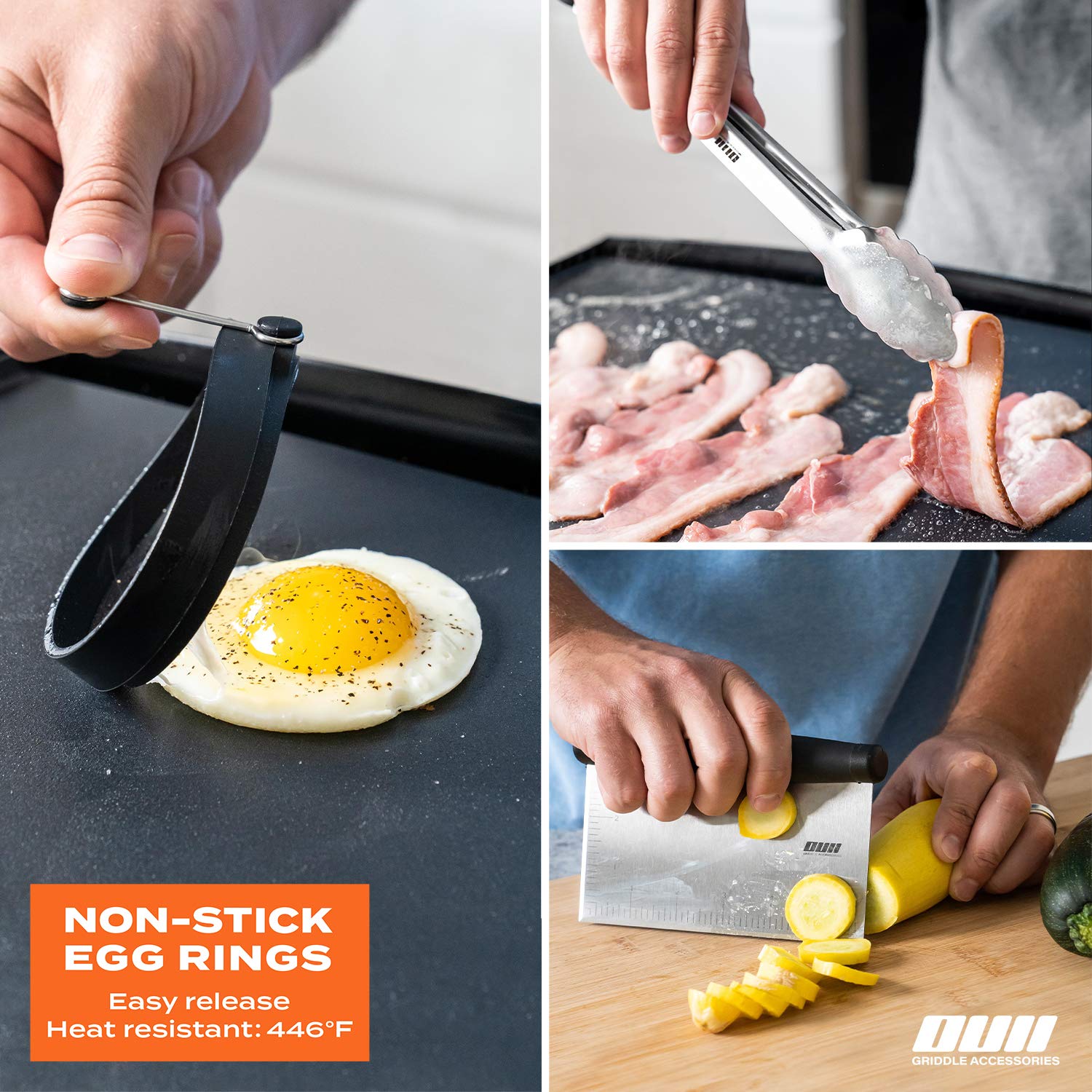 Complete OUII Griddle Accessories Set in carry bag