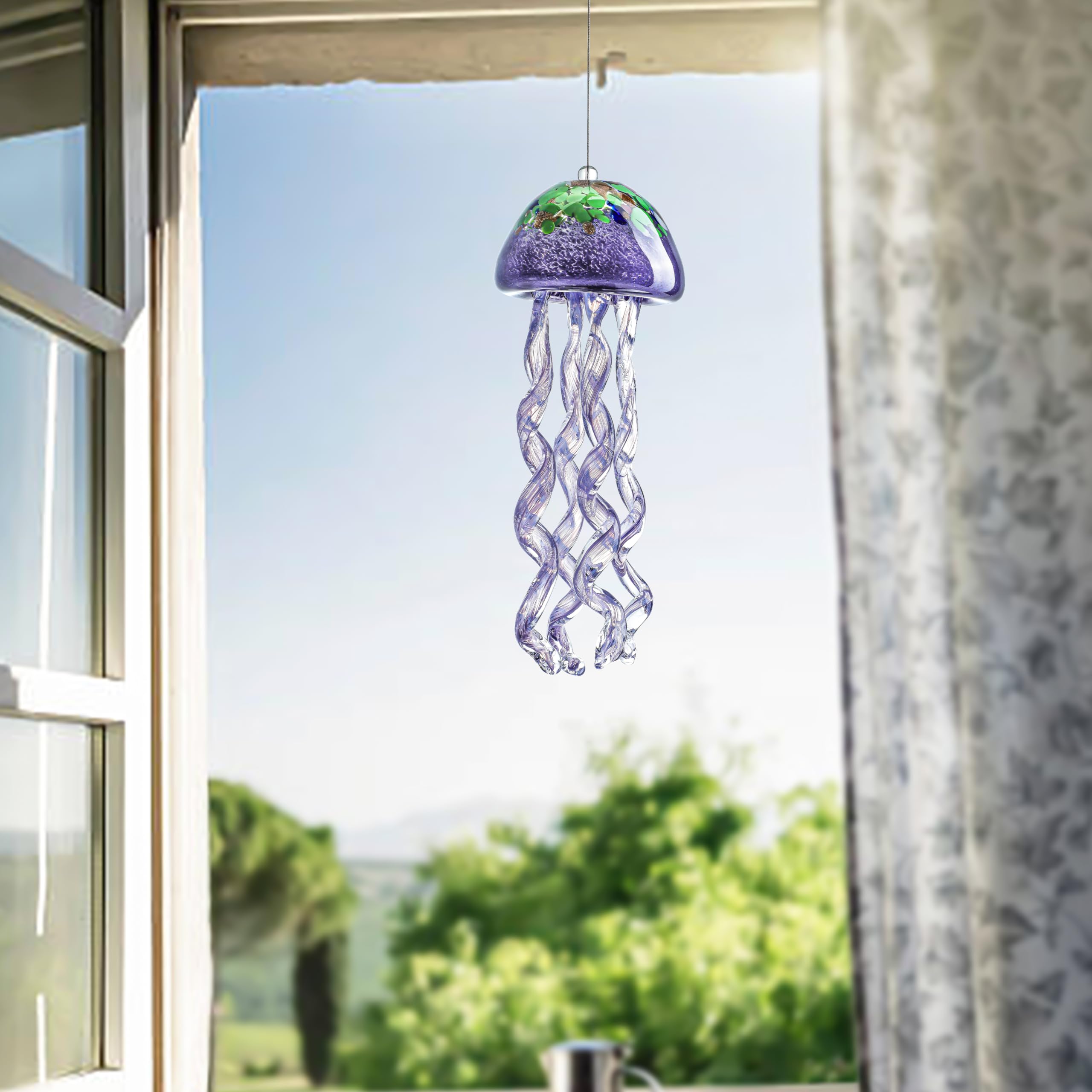 Complete packaging of H&D HYALINE & DORA jellyfish wind chime