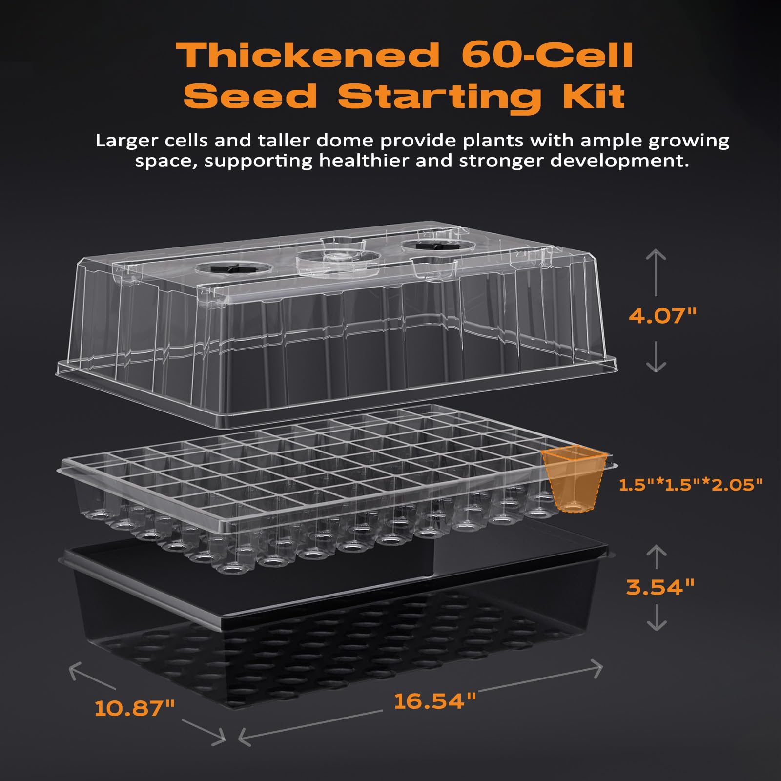 Complete Patigrow seed starter kit with all included items
