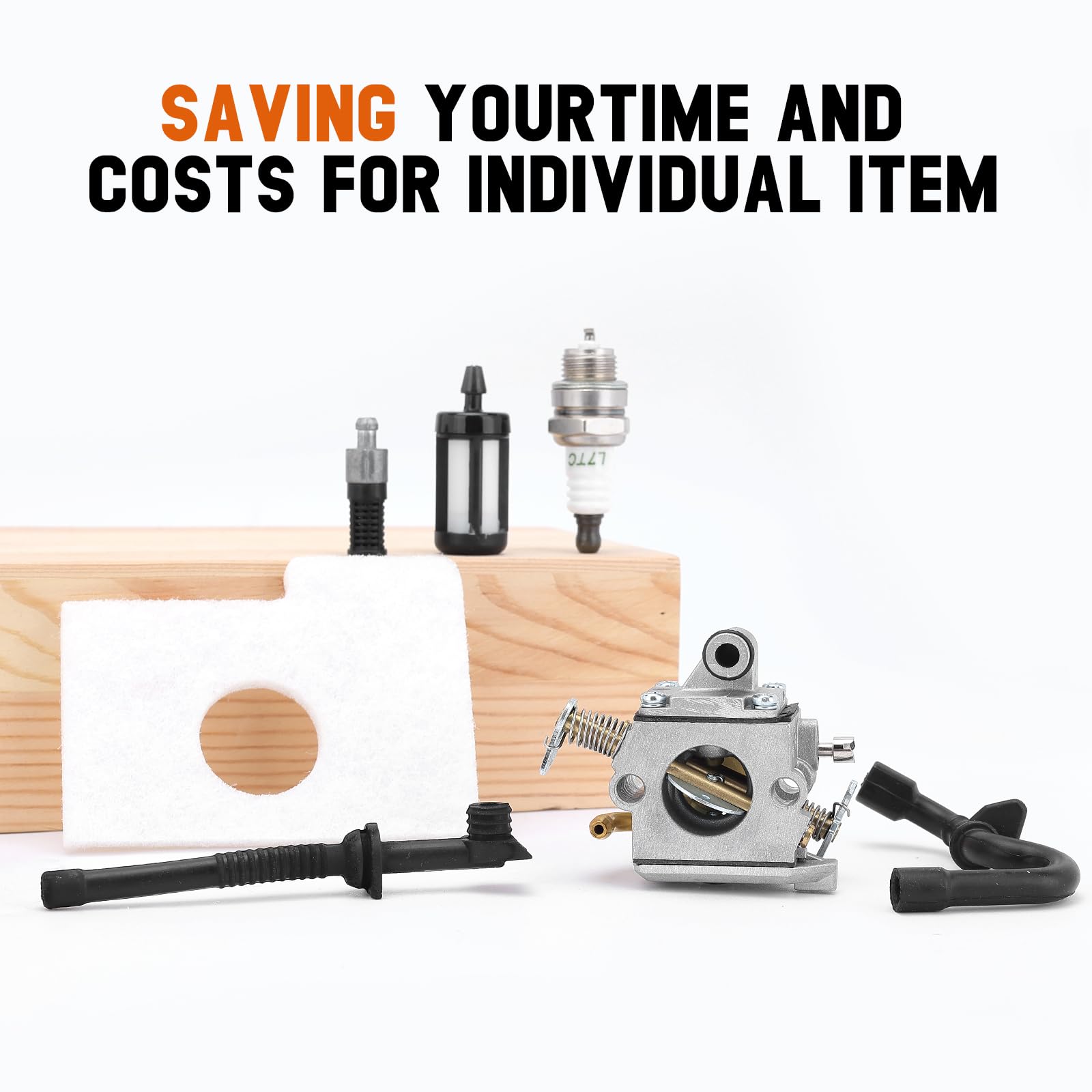 Complete replacement parts for Stihl MS170 chainsaws