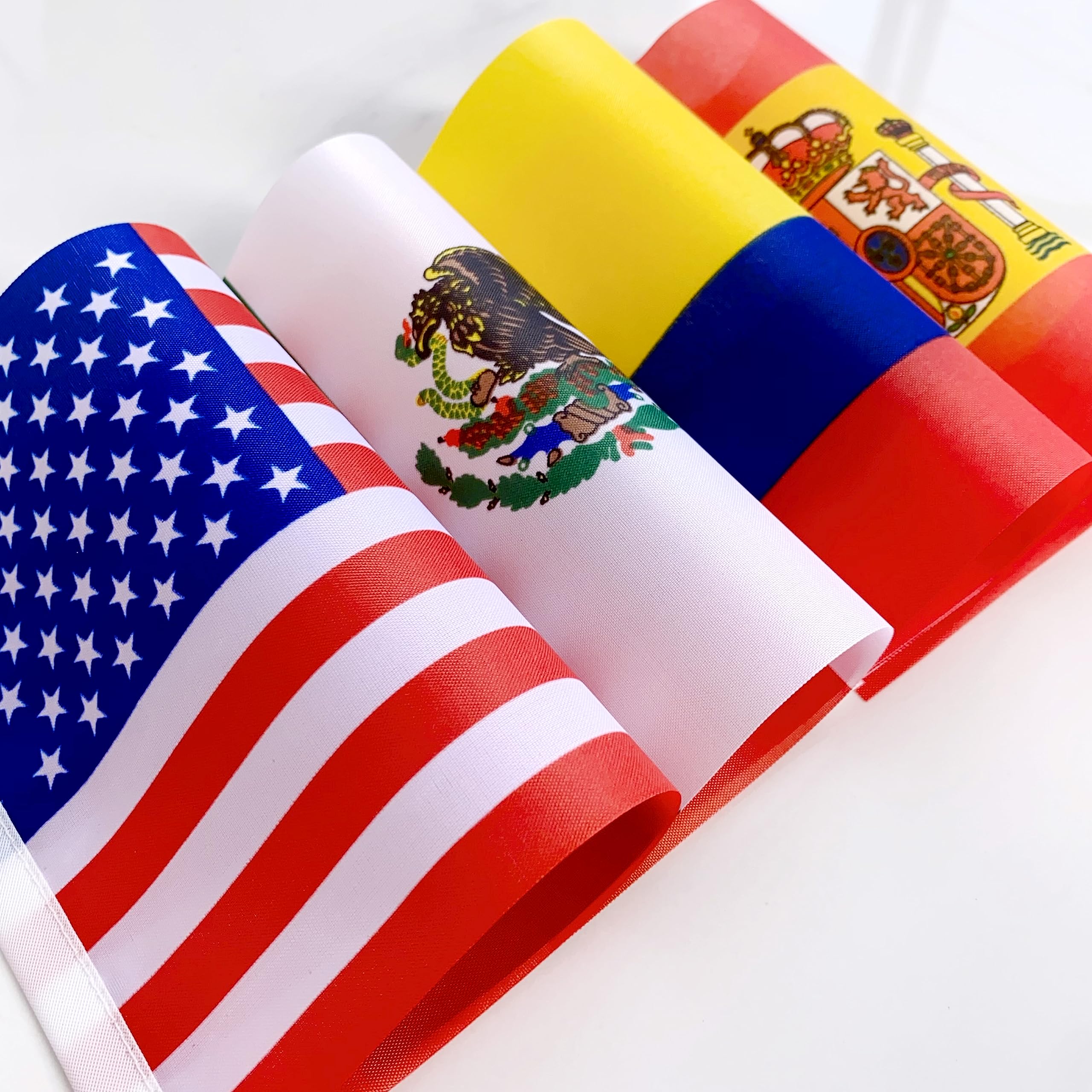 Complete set of 226 flags for international celebrations
