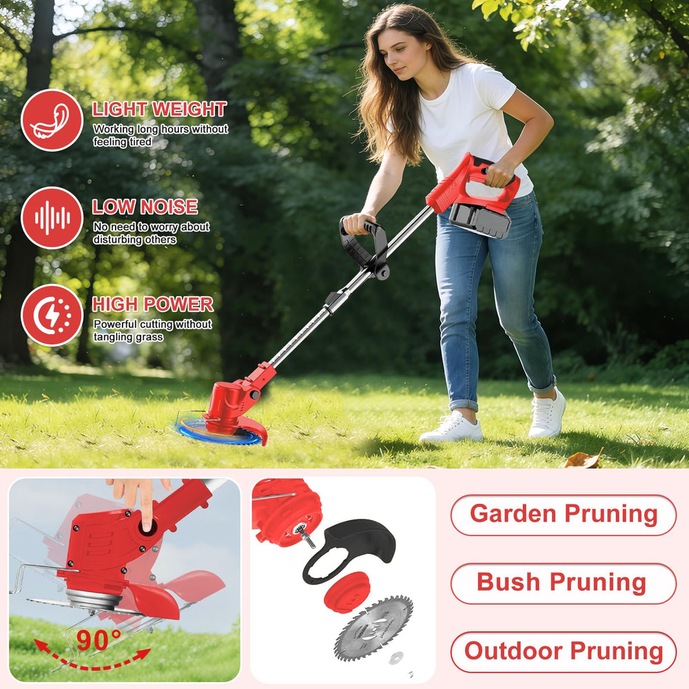 Complete set of blades included with LMZTCYA Weed Wacker