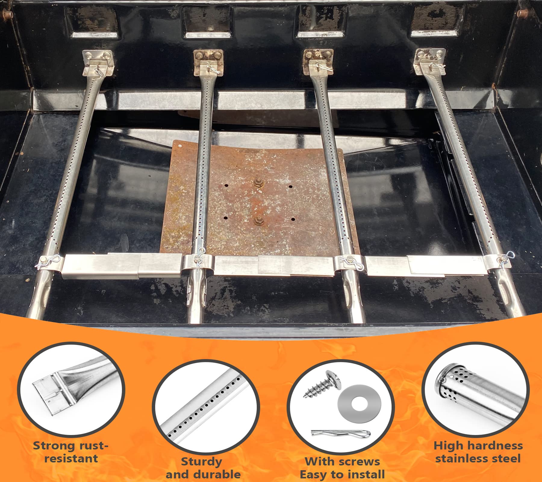 Complete set of Hisencn grill replacement parts with igniters