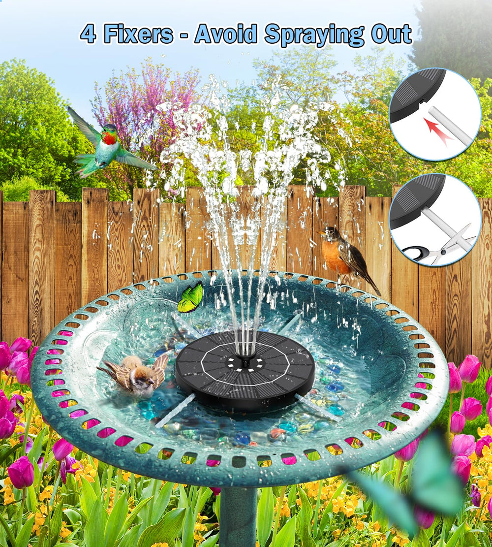 Complete set of SZMP Solar Water Fountain components