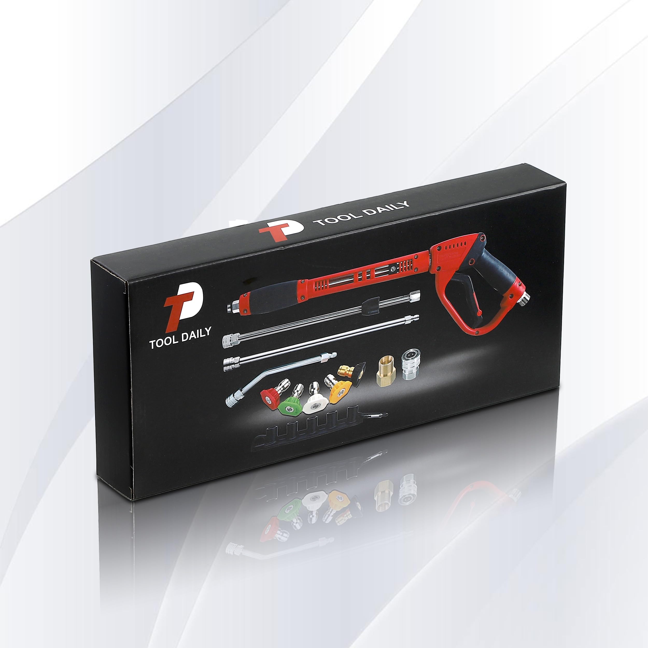 Complete set of Tool Daily Pressure Washer accessories