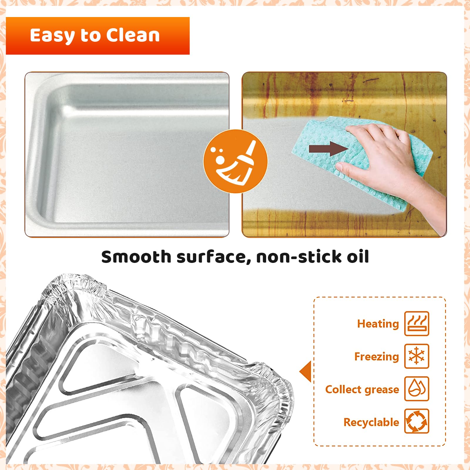 Complete set of Uniflasy grease tray and accessories
