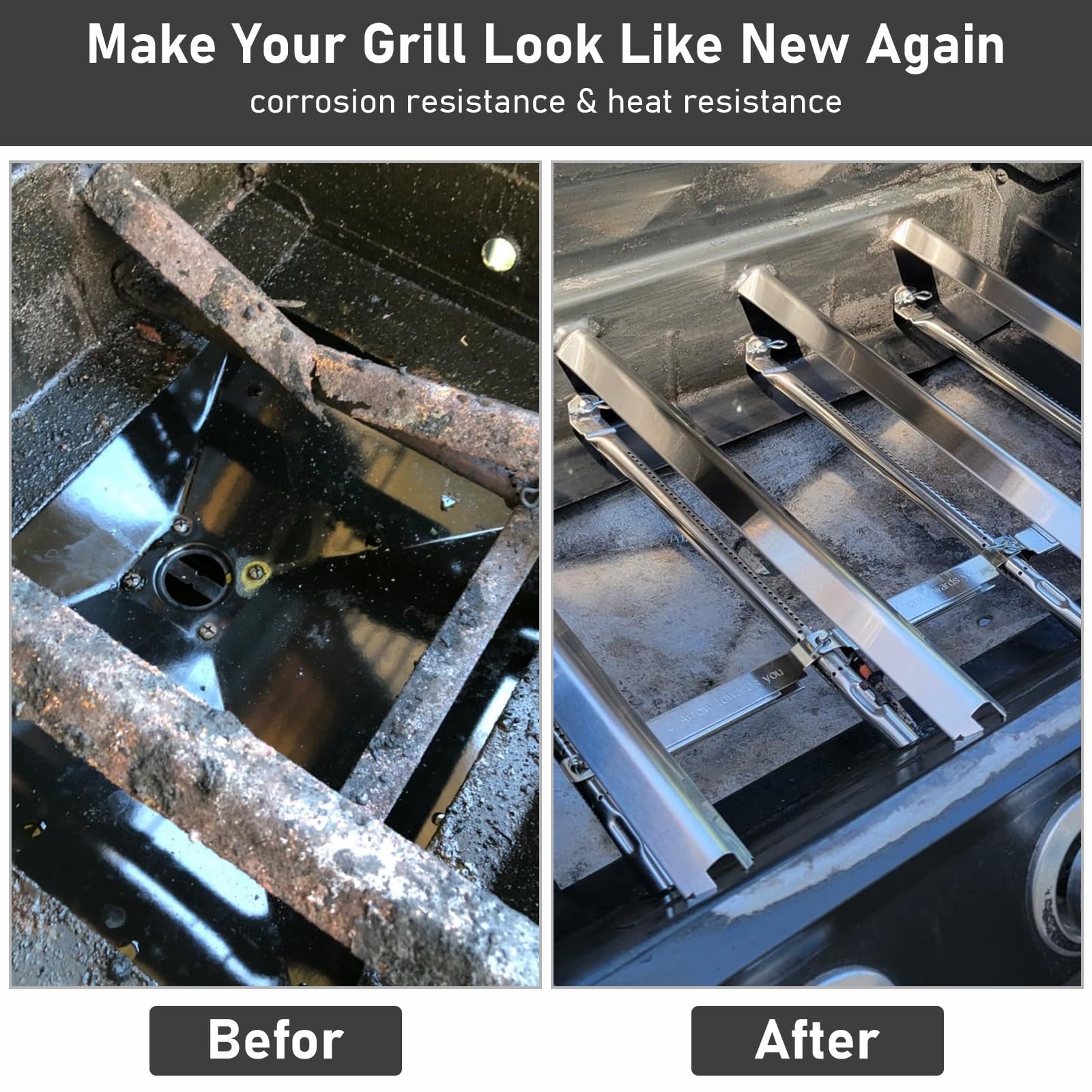 Complete set of Uniflasy replacement parts for CharBroil grill
