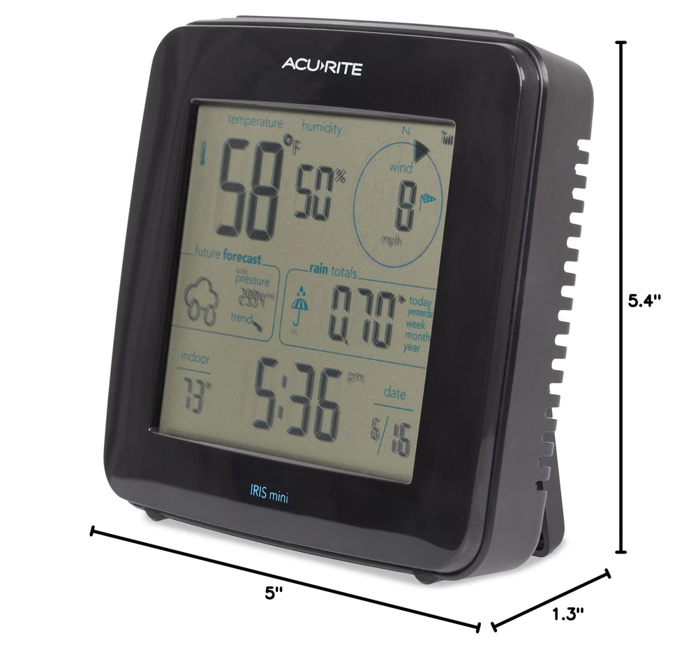 Complete setup of AcuRite Iris Weather Station components
