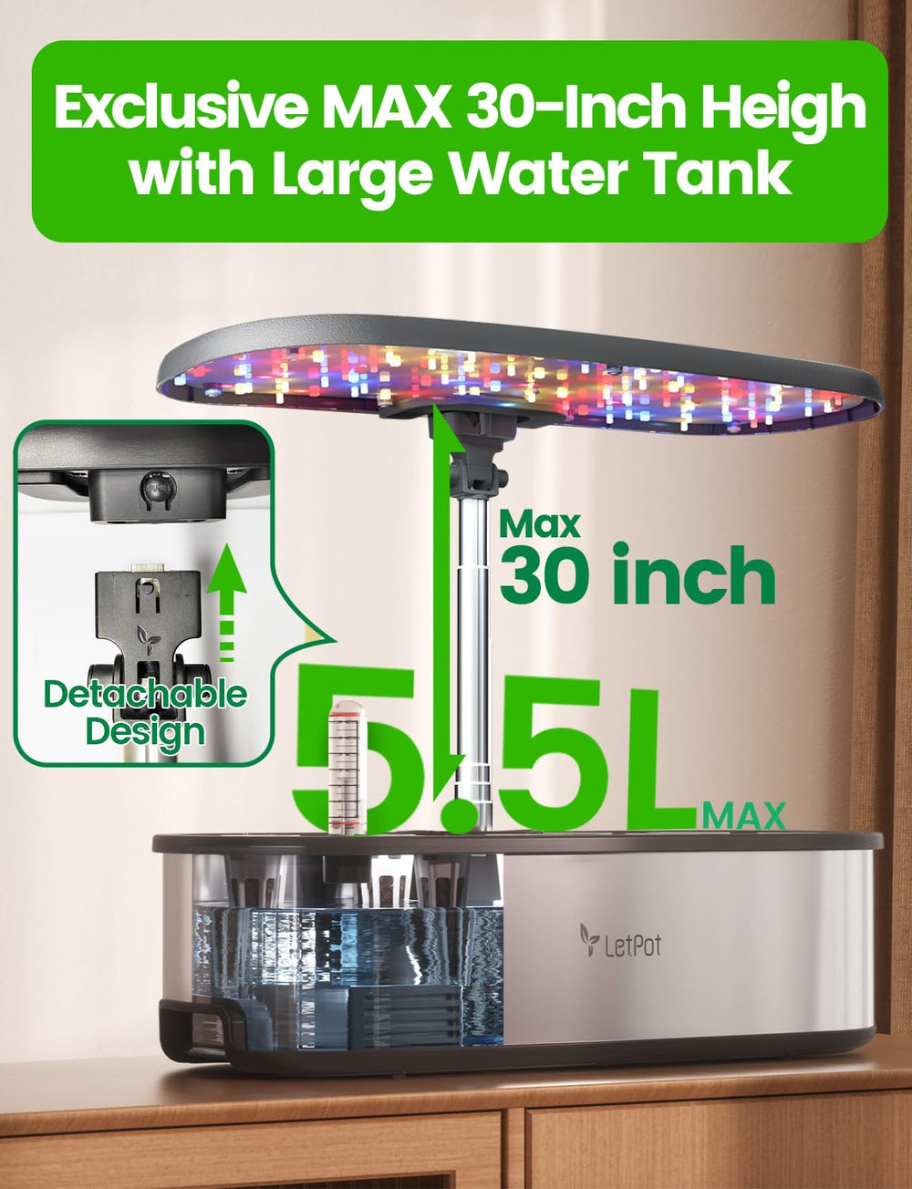 Complete setup of LETPOT Hydroponic Growing System