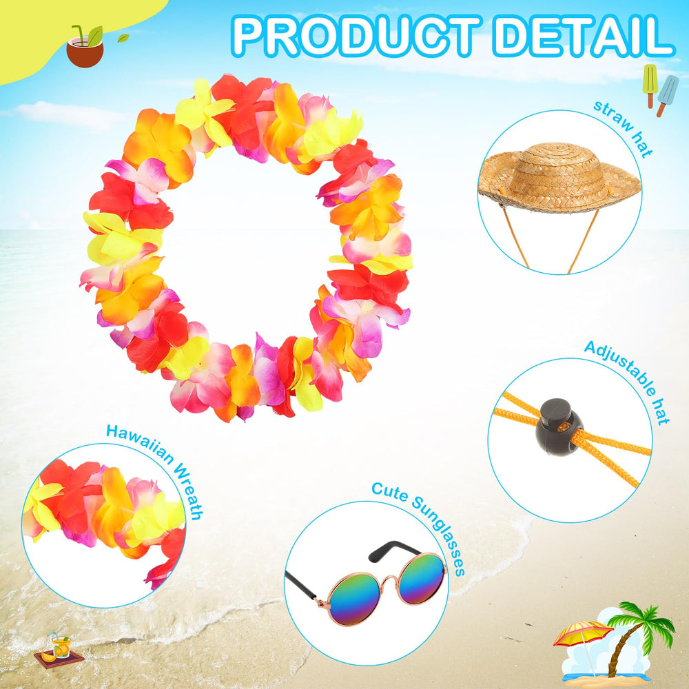 Complete Shyyween goose outfit set includes hat, lei, and sunglasses