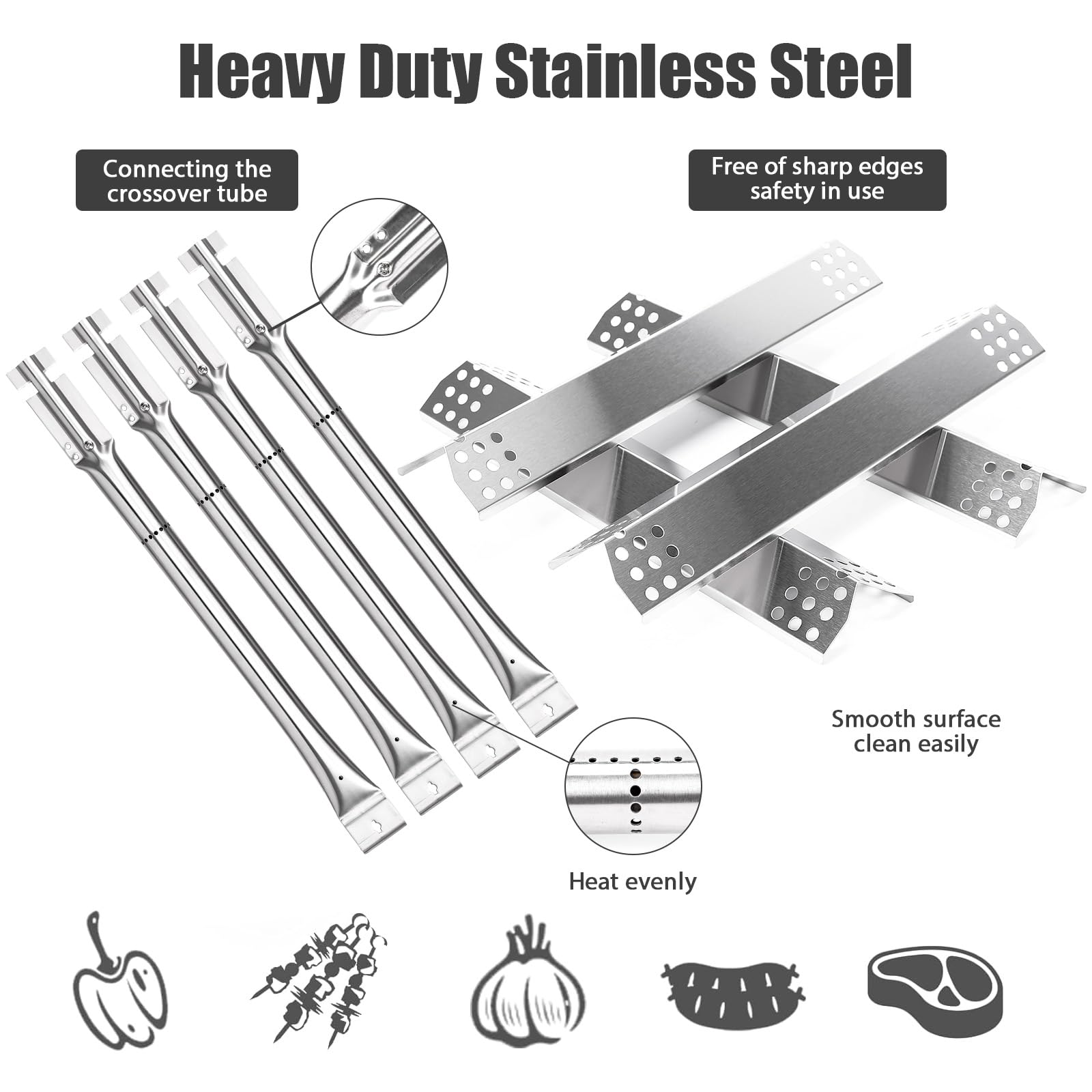 Complete Uniflasy Grill Parts Kit laid out for viewing