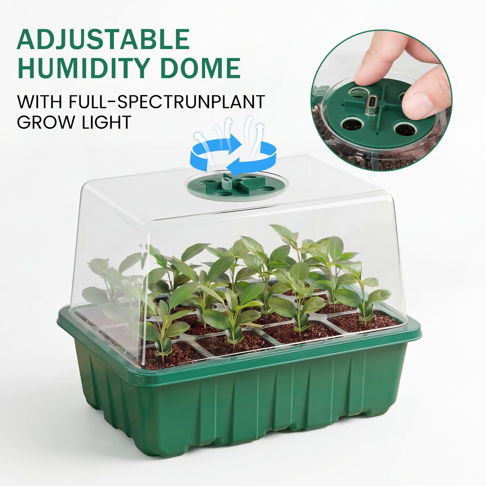 Complete YAUNGEL Seed Starter Kit including labels