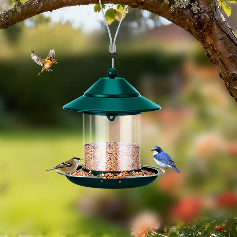 Components included with MAXDORIA bird feeder package
