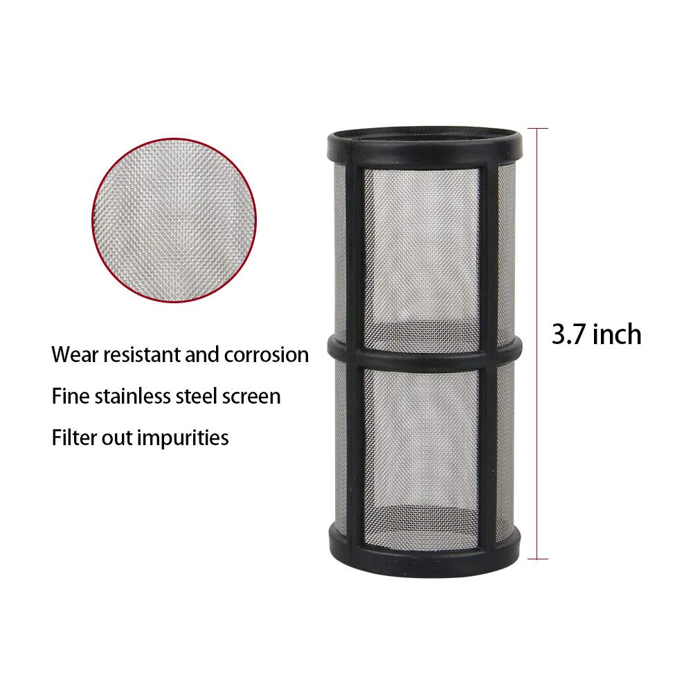 Components of Sooprinse Garden Hose Inlet Filter kit