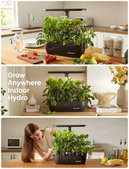 Components of the MetryGrow Hydroponic Growing System kit