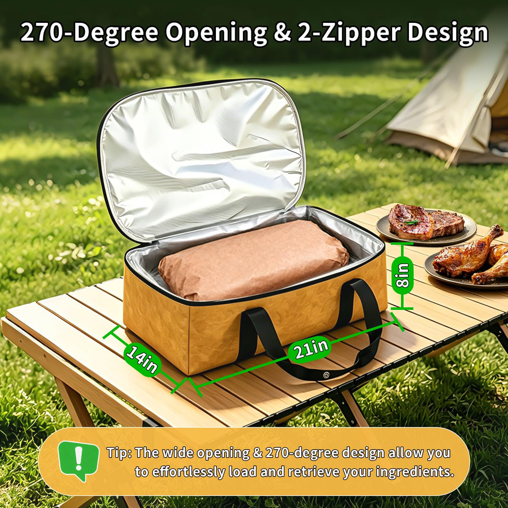 Concons BBQ Blanket for Resting Meat in outdoor cooking setup
