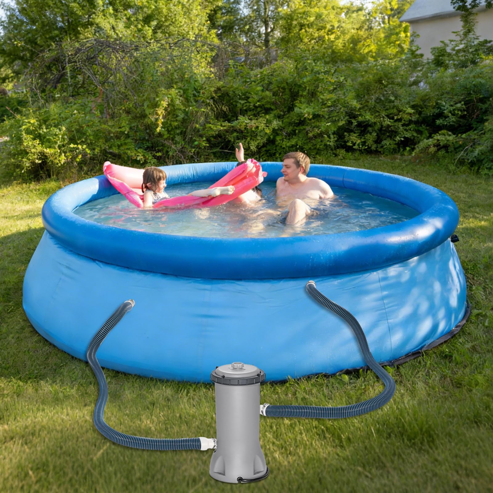 Conderyang Pool Pump Replacement Hose in use