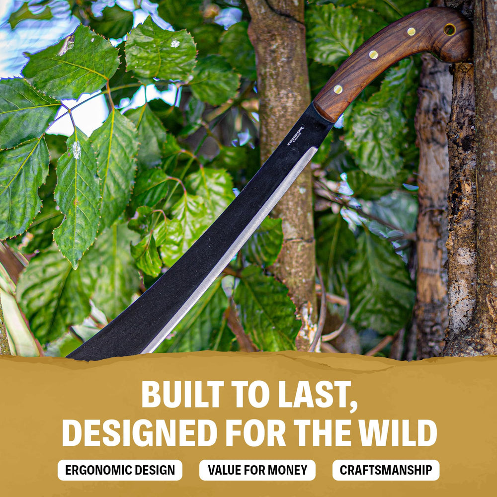 Condor Golok Heavy Duty Machete in outdoor setting