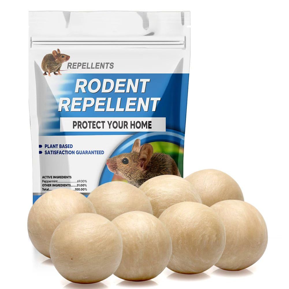 CONKAT Rodent Repellent Indoor/Outdoor 8 Packs mint scent granules front view