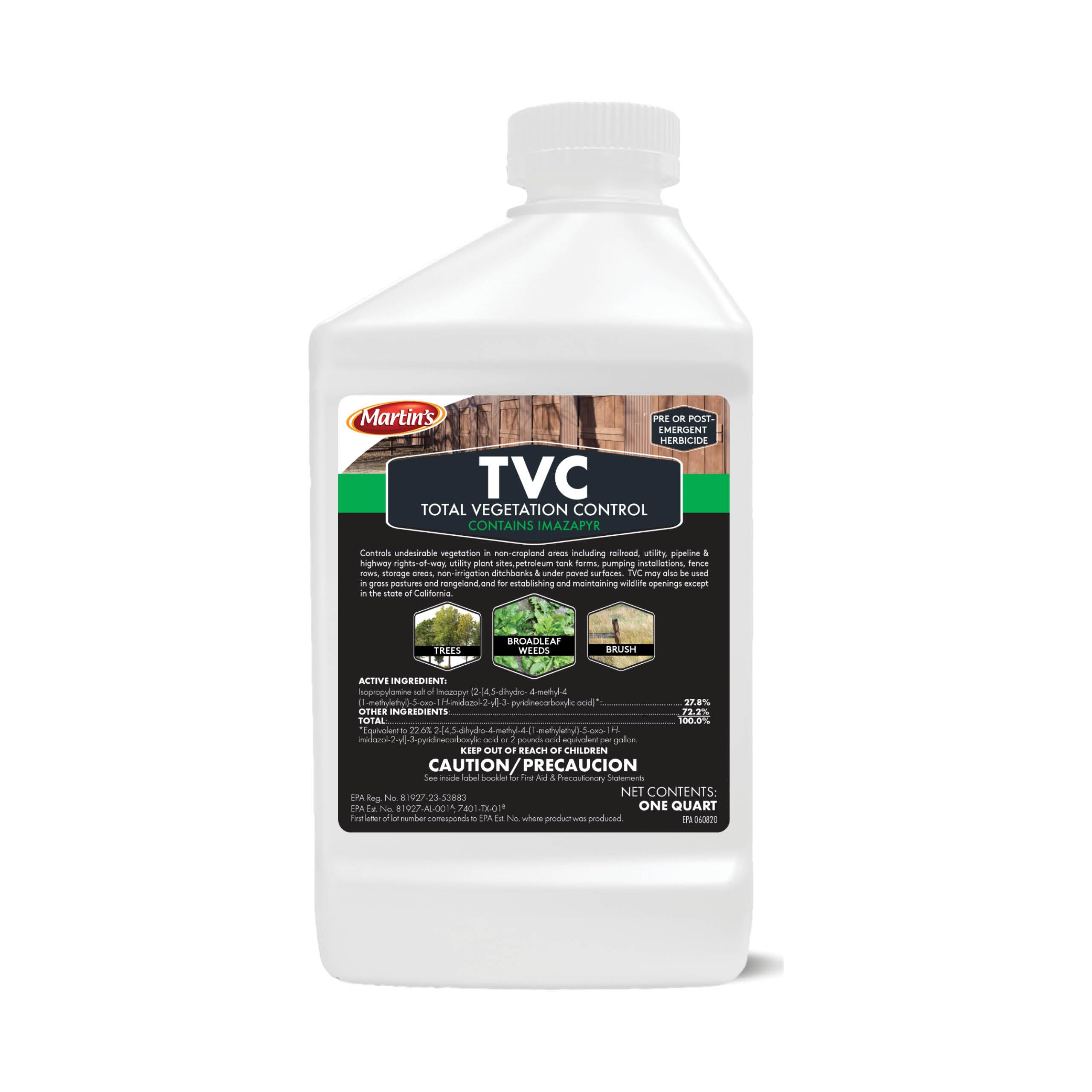 Control Solutions TVC Total Vegetation Control 32oz herbicide front view