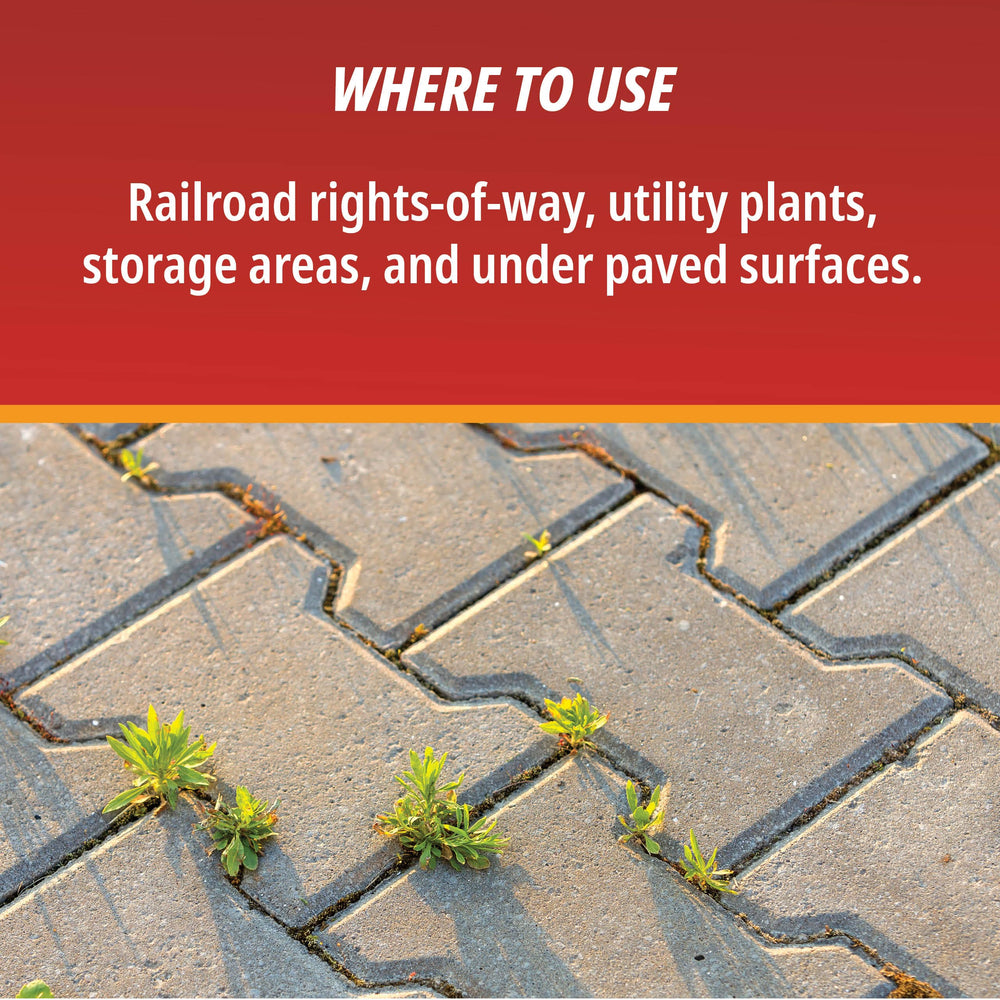 Control Solutions TVC Total Vegetation Control application in outdoor area