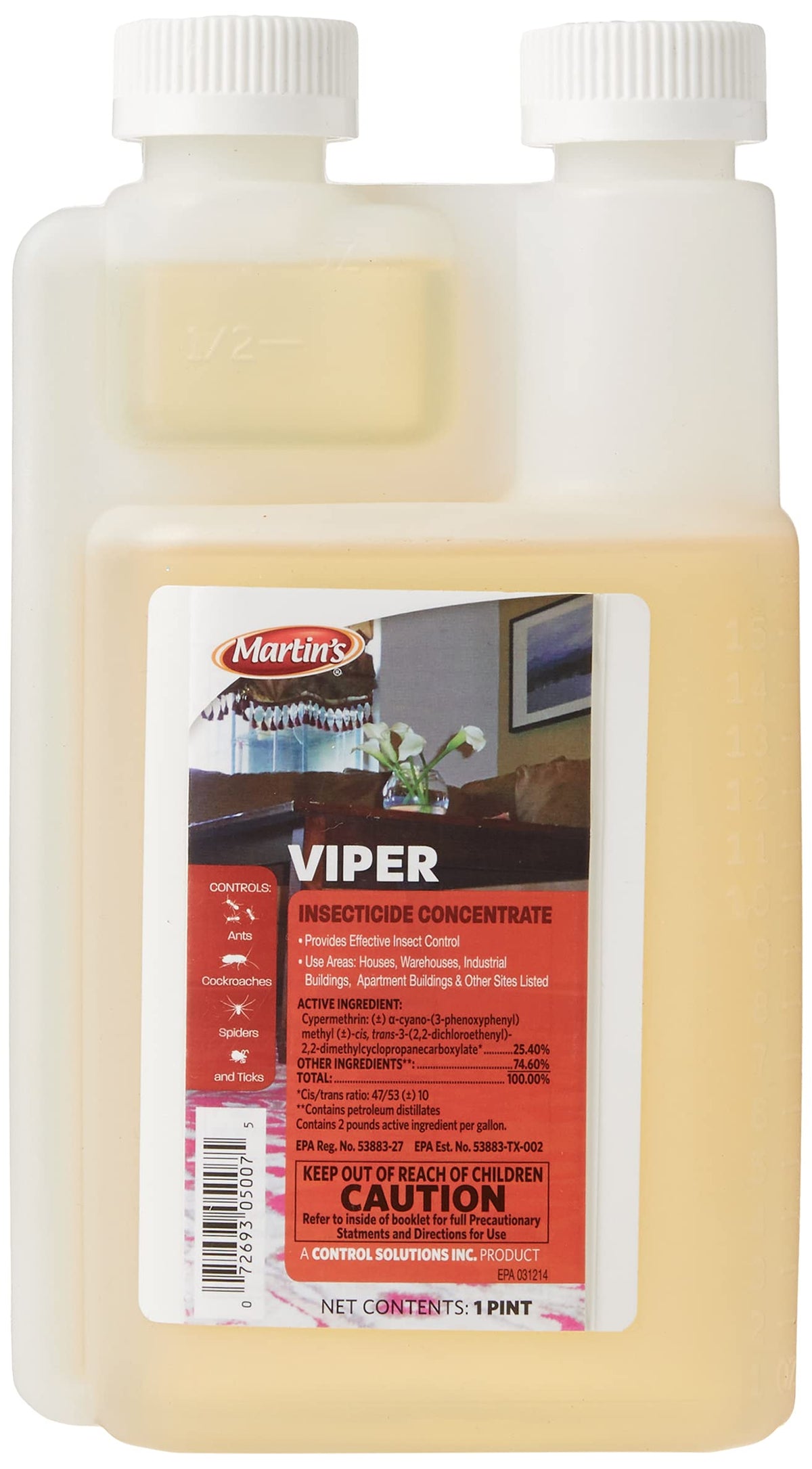 Control Solutions Viper Insecticide 16oz front view
