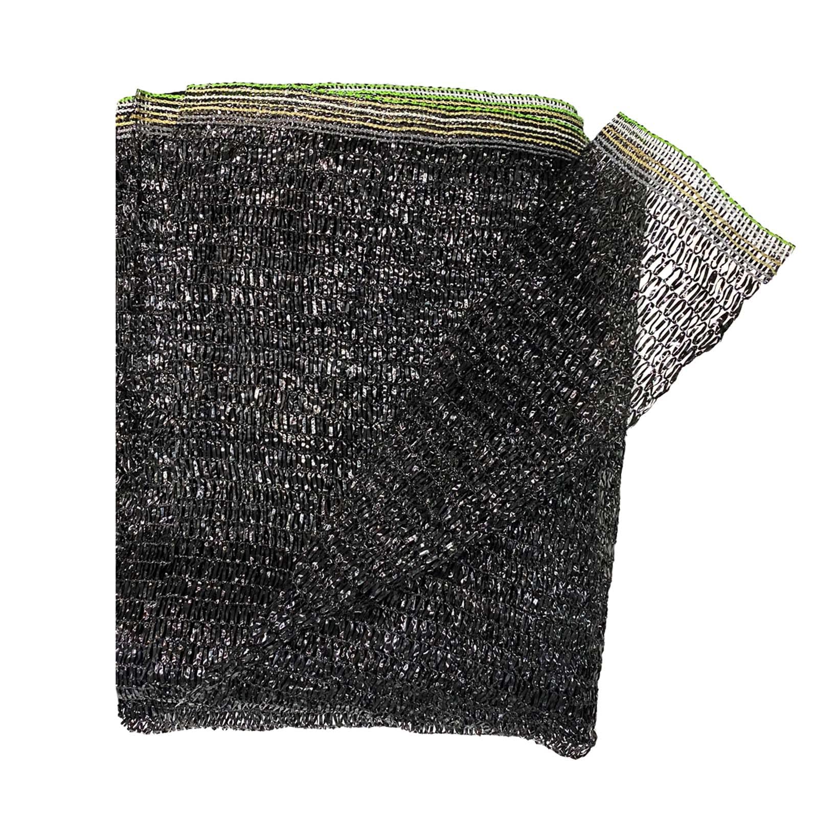 Cool Area Shade Cloth 10x20ft black mesh front view